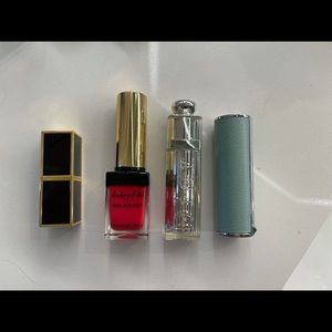 Givenchy YSL Dior Tom Ford lipsticks